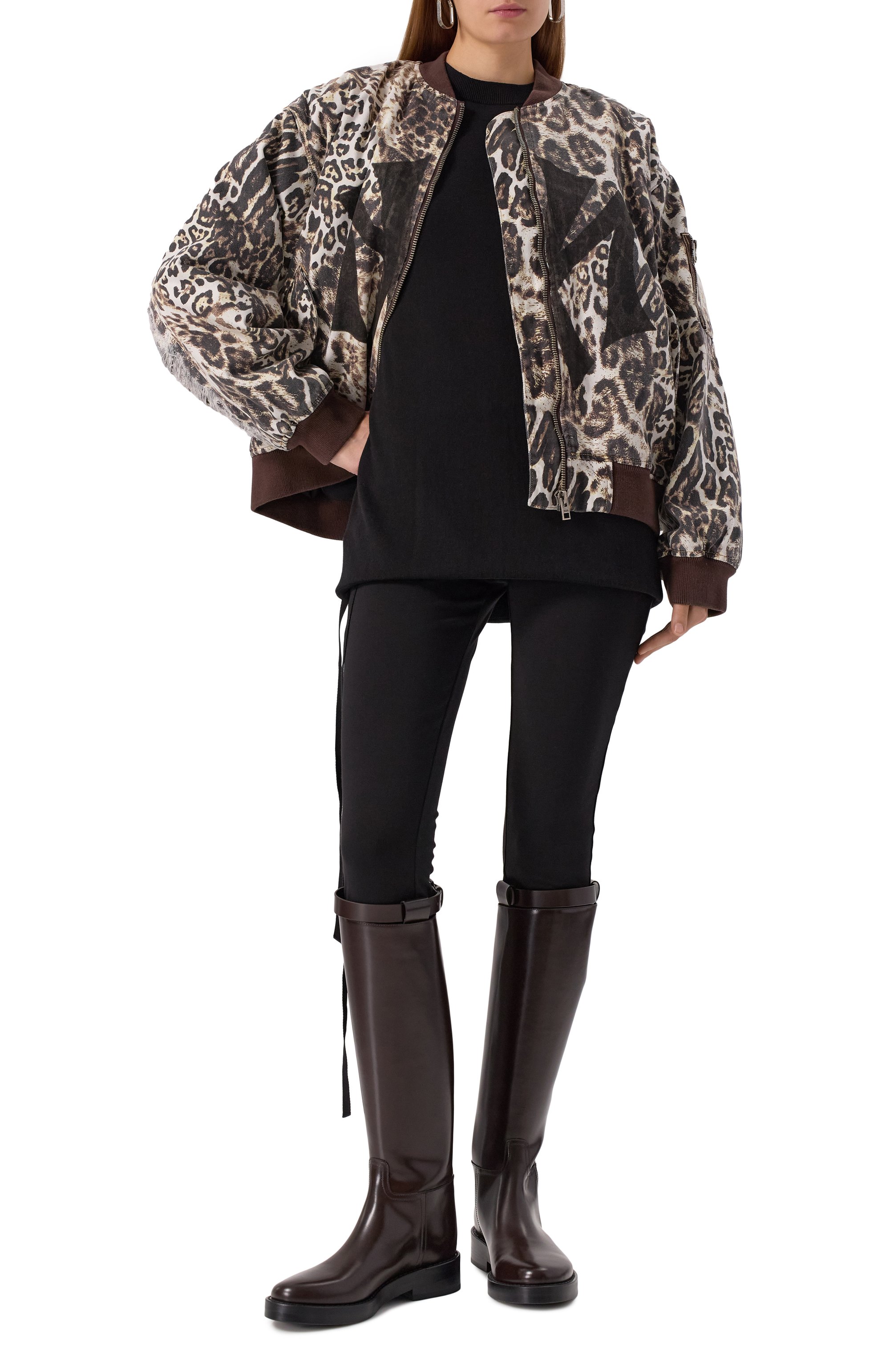 Кожаные сапоги stan ANN DEMEULEMEESTER, арт. B0010078/LT168, фото 2