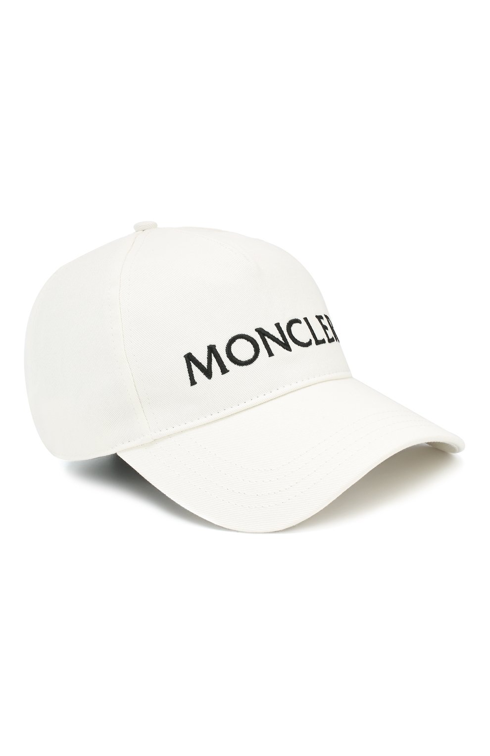 Хлопковая бейсболка MONCLER белого цвета по цене 8600 руб., арт. E1-093-00917-50-V0006, фото 1 Хлопковая бейсболка MONCLER, арт. E1-093-00917-50-V0006, фото 1