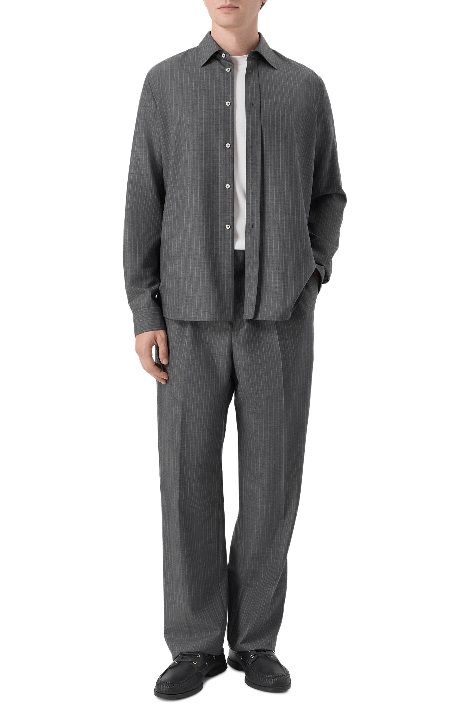 Шерстяные брюки JIL SANDER, арт. J22KA0385/J40336, фото 2