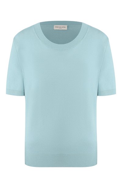Женский топ из смеси вискозы и хлопка DRIES VAN NOTEN, арт. 201-11229-9706
