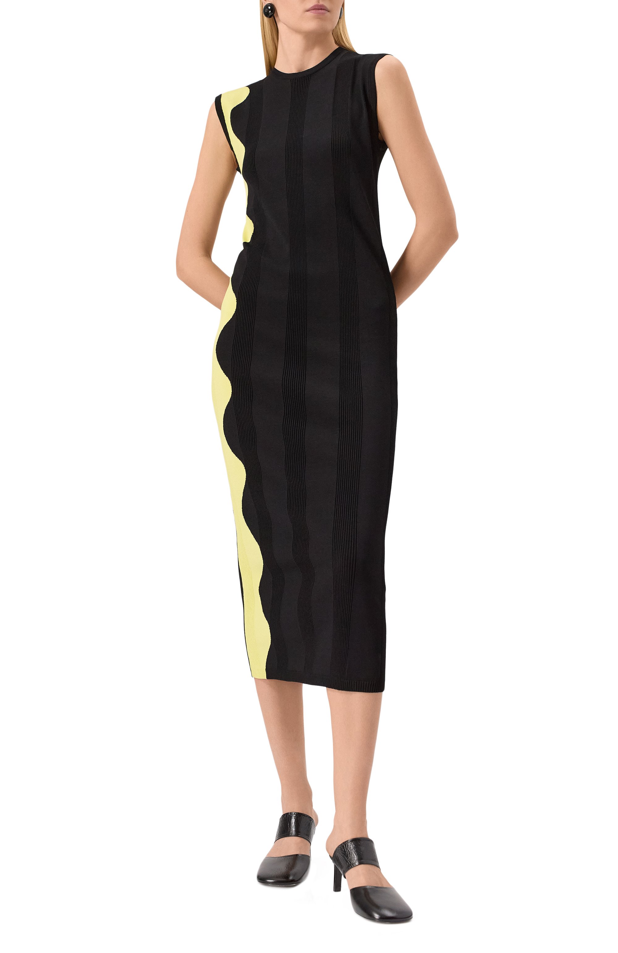 Платье из вискозы MSGM, арт. 3841MDA191/257288, фото 3