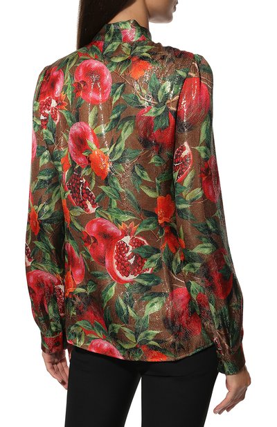 Шелковая блузка DOLCE & GABBANA, арт. F5I11T/HSM1G/0UTLET AW22-23, фото 4