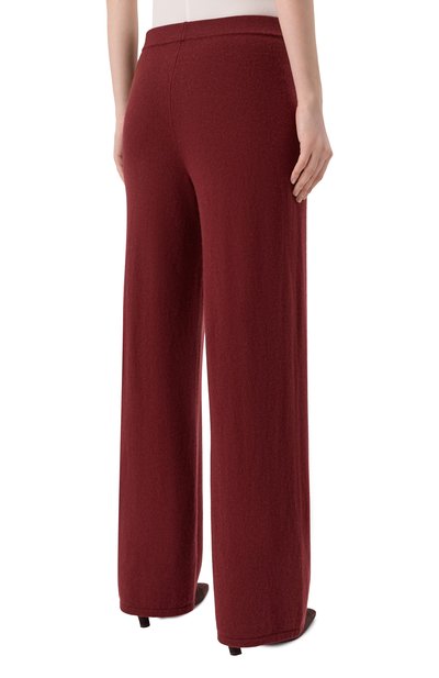 Кашемировые брюки 12 STOREEZ бордового цвета по цене 32000 руб., арт. 134654, фото 4 Кашемировые брюки 12 STOREEZ, арт. 134654, фото 4