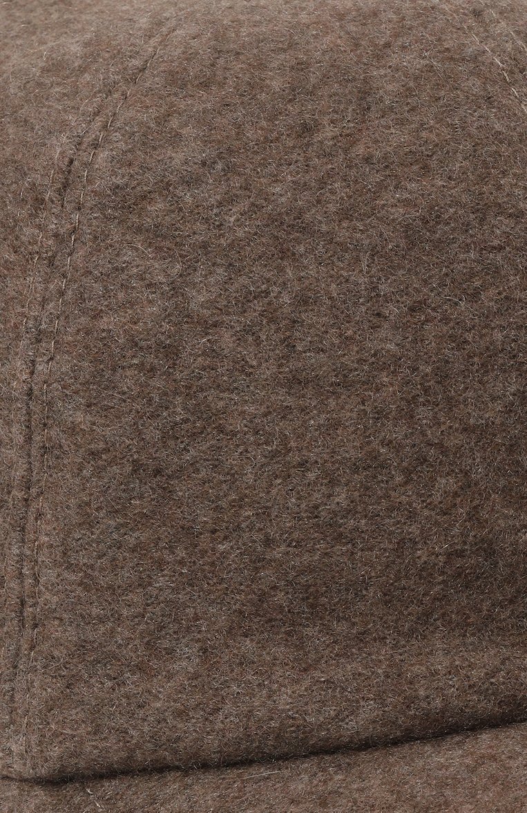 Мужская кашемировая бейсболка FEDELI коричневого цвета, арт. 6UI00806 | Фото 6 (Материал: Текстиль, Кашемир, Шерсть; Материал сплава: Проставлено; Нос: Не проставлено)