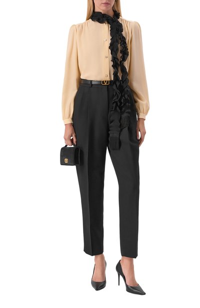 Шелковая блузка VALENTINO, арт. 7B3AB7R0/21B, фото 2