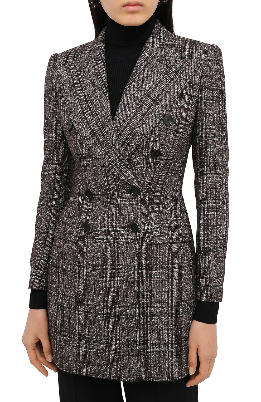 Жакет из шерсти и хлопка DOLCE & GABBANA, арт. F29HGT/FQMH2, фото 4