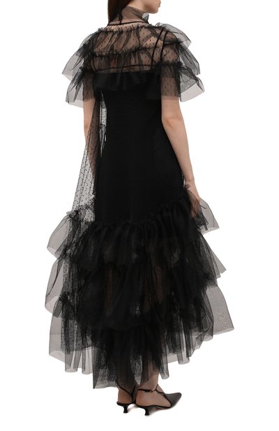 Платье REDVALENTINO черного цвета по цене 104000 руб., арт. WR0VA19U/669, фото 4 Платье REDVALENTINO, арт. WR0VA19U/669, фото 4
