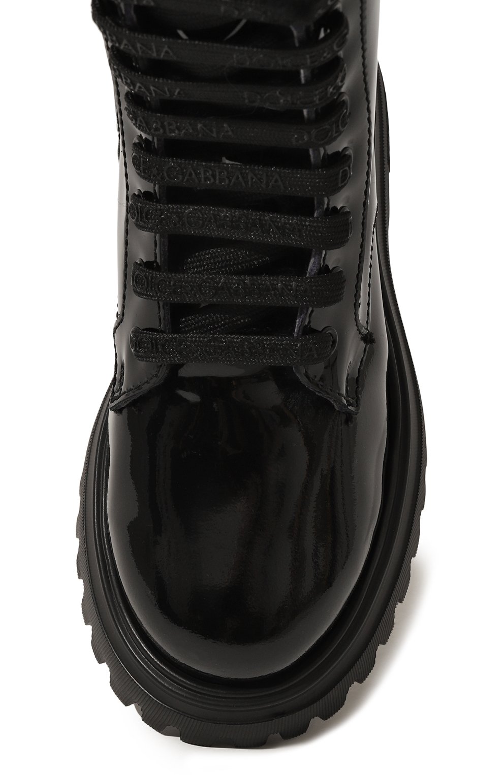 Кожаные ботинки DOLCE & GABBANA, арт. D11220/AB276, фото 4