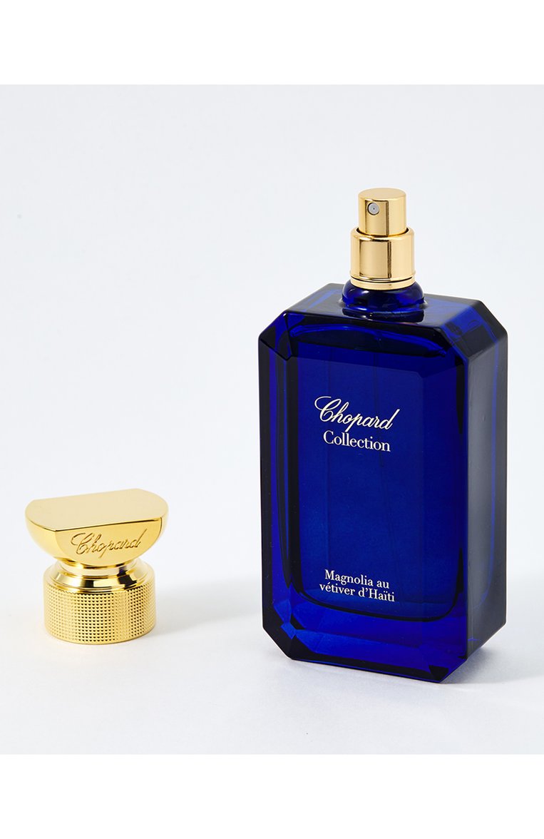 Парфюмерная вода magnolia au vétiver d’haiti (100ml) CHOPARD бесцветного цвета, арт. 7640177367419 | Фото 2 (Нос: Не проставлено; Региональные ограничения белый список (Axapta Mercury): Не проставлено; Тип продукта - парфюмерия: Парфюмерная вода; Ограничения доставки: flammable)