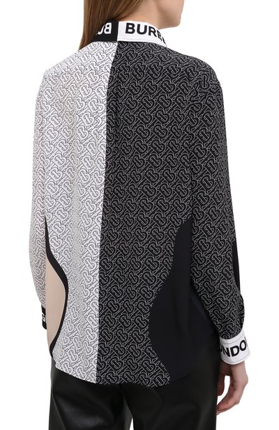 Шелковая рубашка BURBERRY, арт. 8037477, фото 4