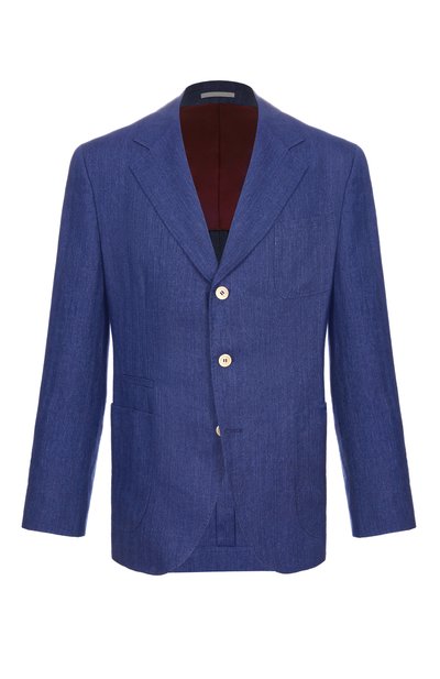 Мужской льняной пиджак BRUNELLO CUCINELLI, арт. MB4267BND