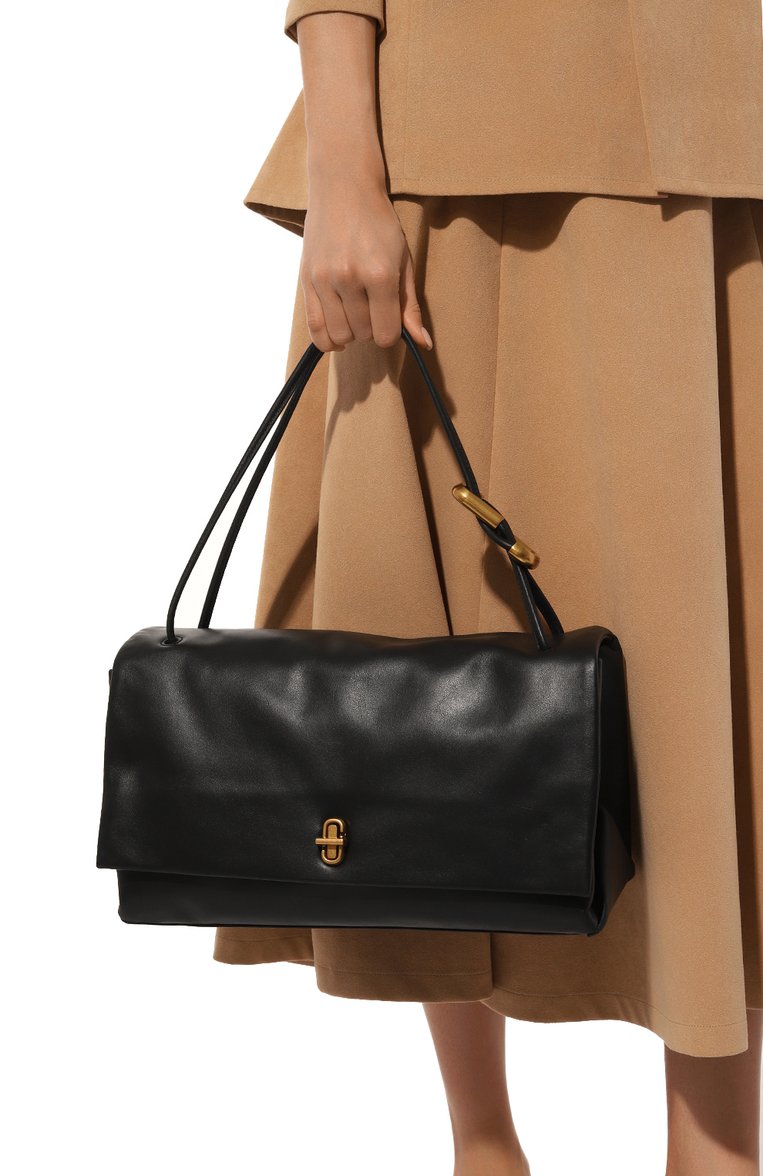 Женская сумка the dual large MARC JACOBS (THE) черного цвета, арт. 2F4HSH011H04 | Фото 2 (Материал: Натуральная кожа; Размер: large; Автоматизация ТО: Проставлено; Автоматизация состава: Проставлено)