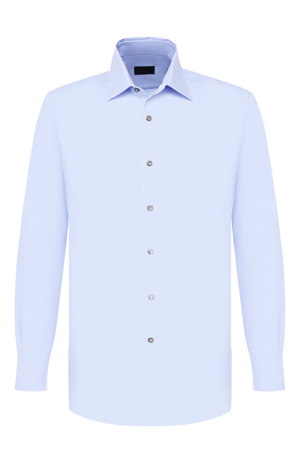 Хлопковая сорочка LANVIN синего цвета по цене 25200 руб., арт. RMSI0012-S00300PER, фото 1 Хлопковая сорочка LANVIN, арт. RMSI0012-S00300PER, фото 1