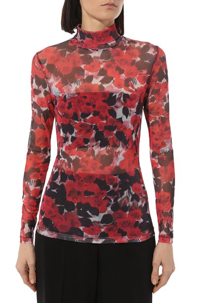 Водолазка DRIES VAN NOTEN красного цвета по цене 39950 руб., арт. 231-011152-6182, фото 3 Водолазка DRIES VAN NOTEN, арт. 231-011152-6182, фото 3