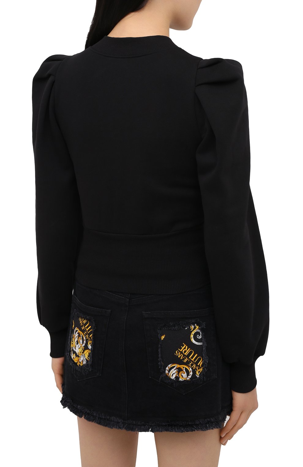 Хлопковый свитшот VERSACE JEANS COUTURE, арт. B6HZB791-ZDM301 L0G0/13998, фото 4