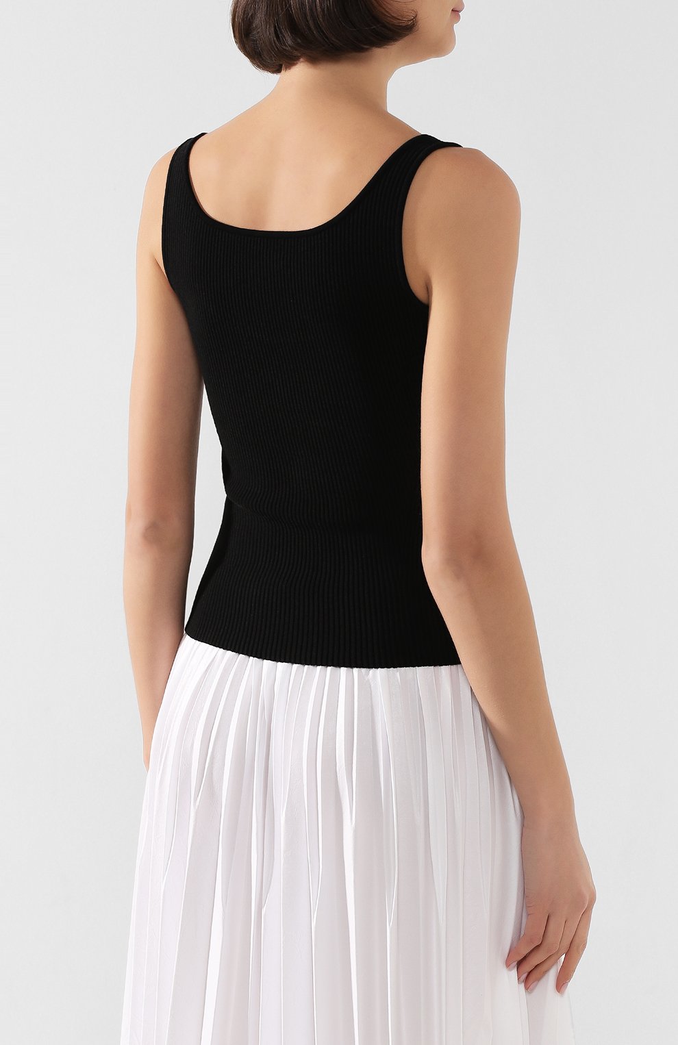 Майка из вискозы ALEXANDER MCQUEEN, арт. 622734/Q1A0C, фото 4