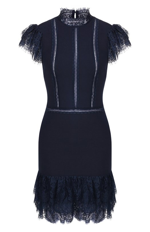 

Платье из вискозы Alice + Olivia, Синий