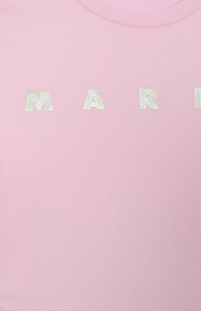 Хлопковая футболка MARNI, арт. M01317/M00HZ, фото 3