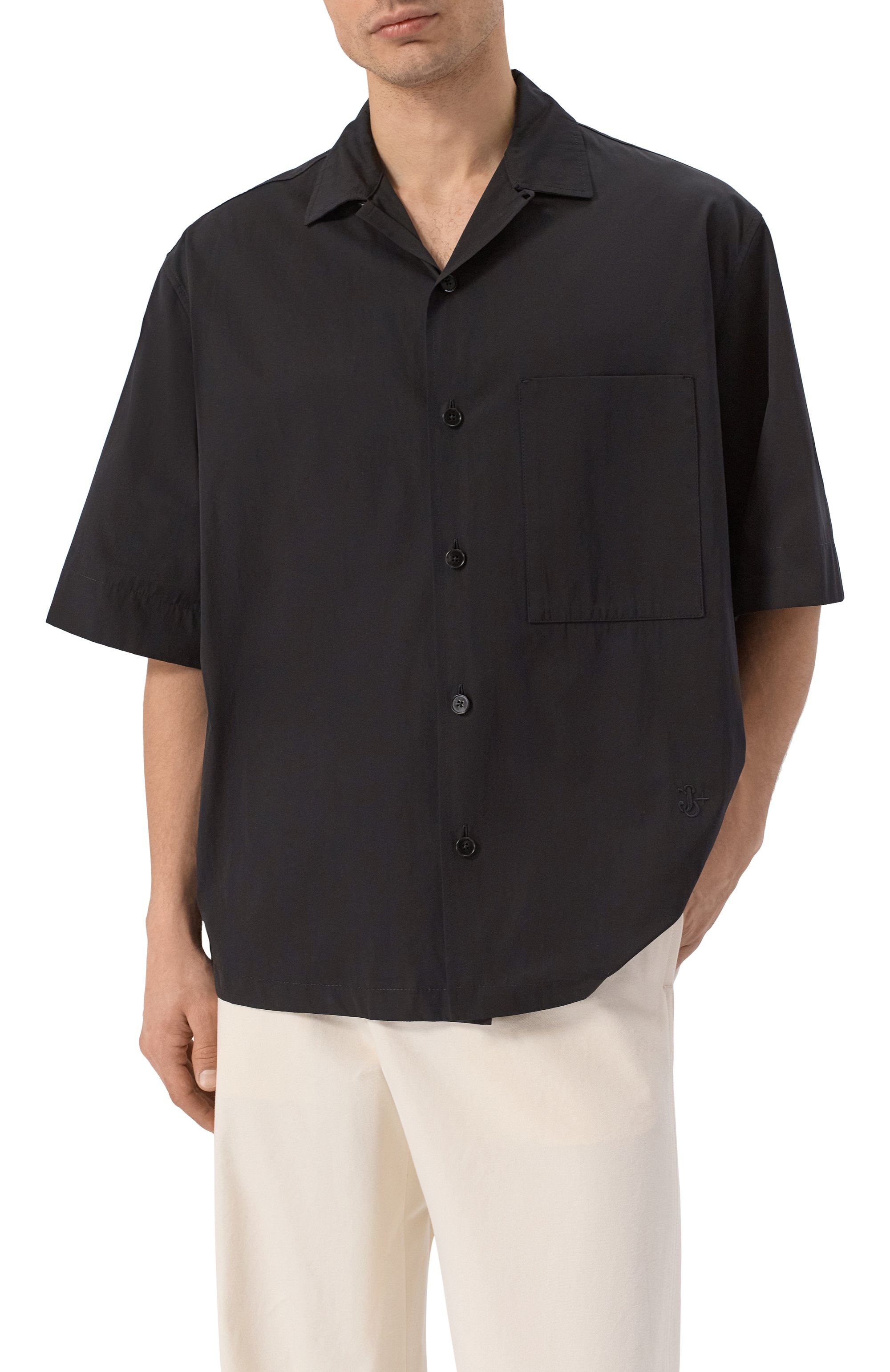 Хлопковая рубашка JIL SANDER, арт. J47DL0166/J45292, фото 3