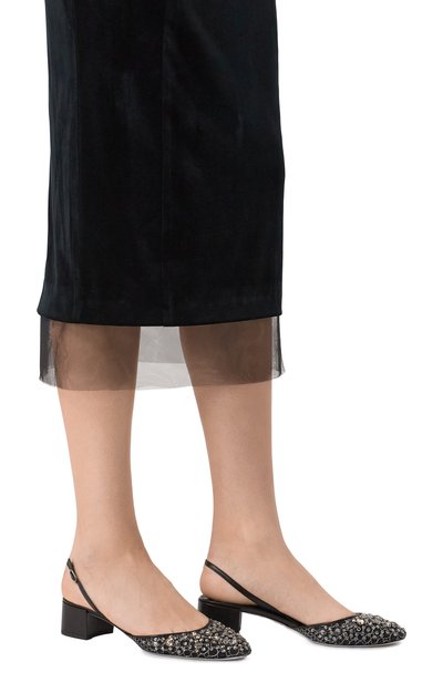 Текстильные туфли cinderella 40 RENE CAOVILLA, арт. C11909-040/PN01, фото 3