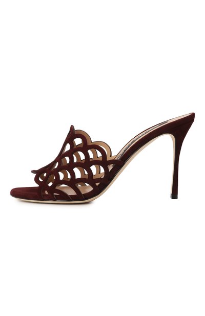 Замшевые мюли mermaid SERGIO ROSSI, арт. B06960/MCAZ01, фото 4