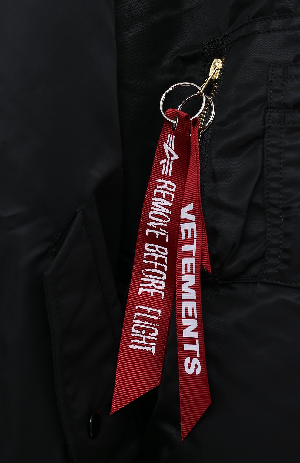 Двусторонний бомбер VETEMENTS, арт. WAH21JA001 1307/BLACK/WHITE, фото 6