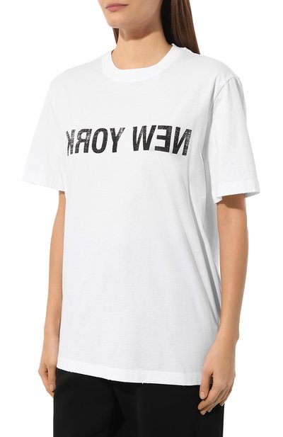 Хлопковая футболка HELMUT LANG, арт. 006HM512, фото 3