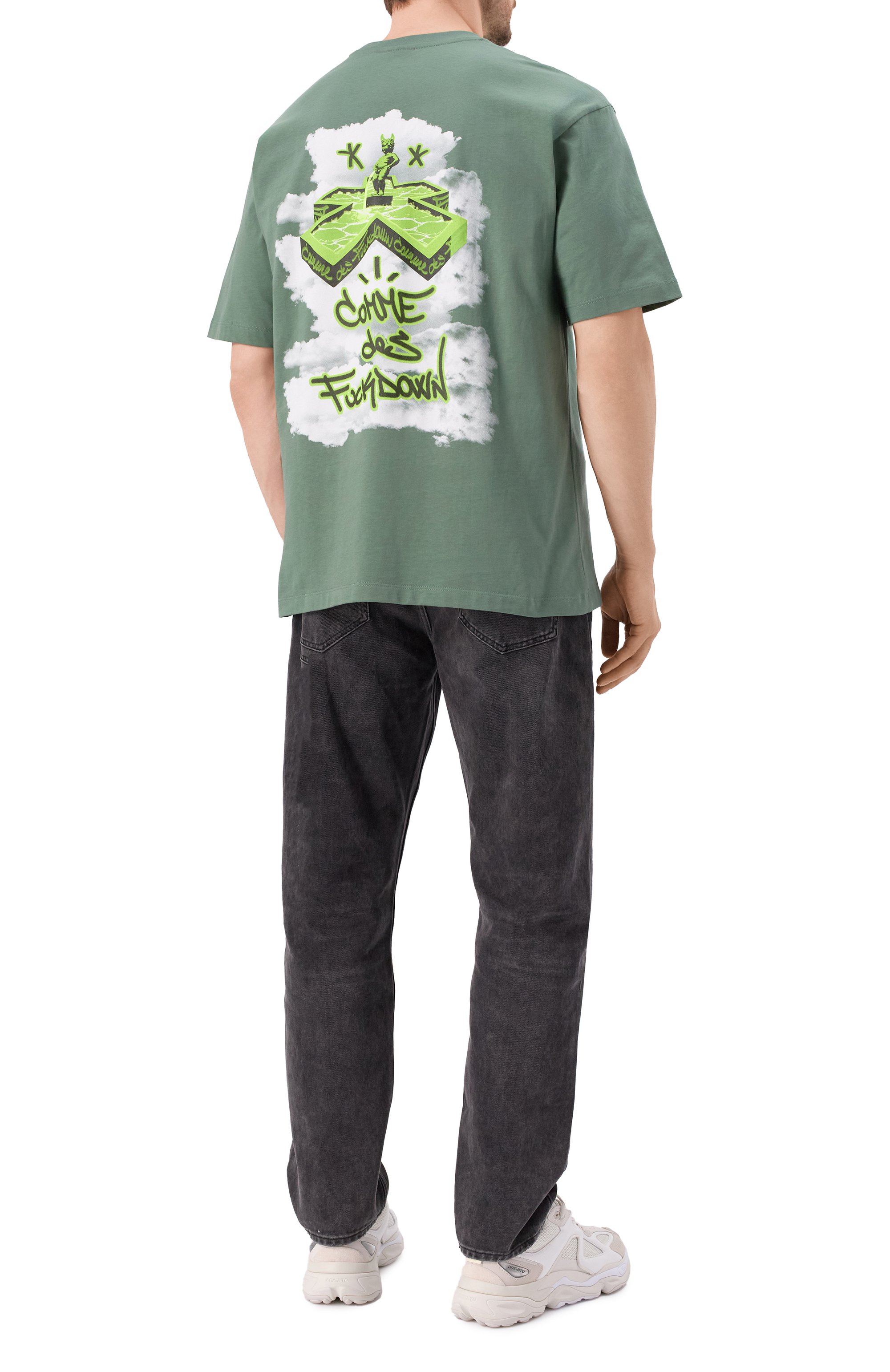 Хлопковая футболка COMME DES FUCKDOWN, арт. CFABM01590, фото 2