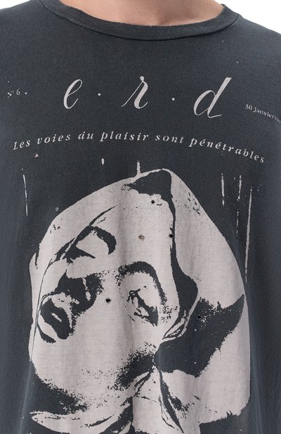 Хлопковый лонгслив ENFANTS RICHES DEPRIMES темно-серого цвета по цене 139500 руб., арт. 010-887/C0TT0N, фото 5 Хлопковый лонгслив ENFANTS RICHES DEPRIMES, арт. 010-887/C0TT0N, фото 5