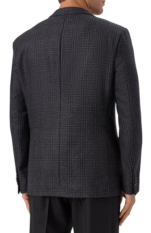 Шерстяной пиджак Corneliani 266002-2616212 Серый  266002-2616212 Фото 6