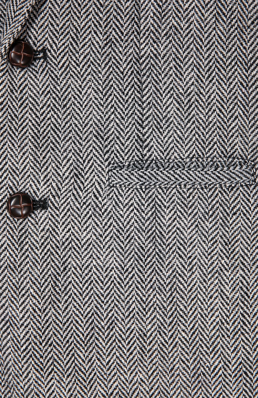 Однобортный пиджак oliver с узором EGG BY SUSAN LAZAR серого цвета по цене 9870 руб., арт. W6FL3830, фото 3 Однобортный пиджак oliver с узором EGG BY SUSAN LAZAR, арт. W6FL3830, фото 3