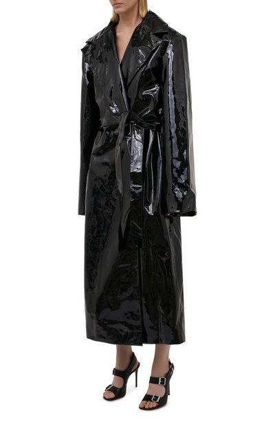 Кожаное пальто VETEMENTS, арт. UA52C0650BL 2402/W, фото 3