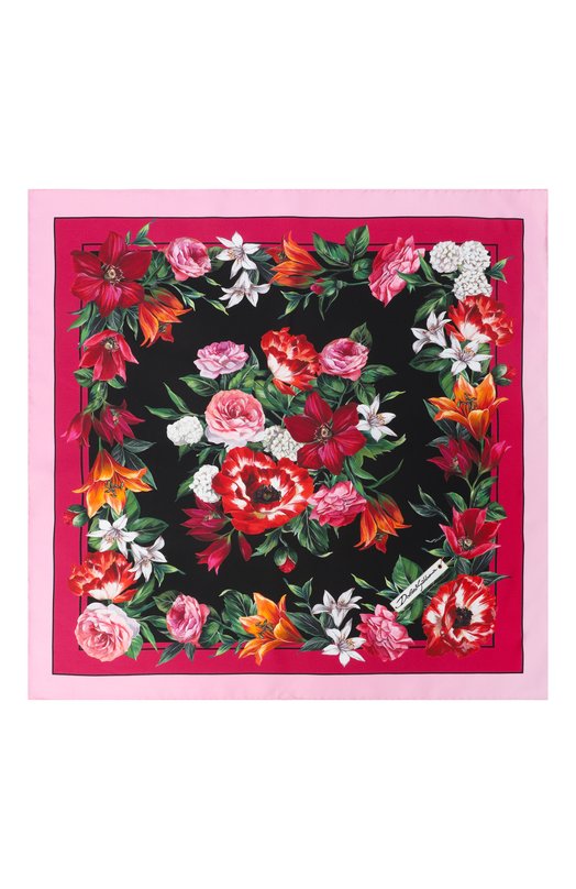 Шелковый платок Dolce & Gabbana FN093R/GDC7A Разноцветный  FN093R/GDC7A Фото 5