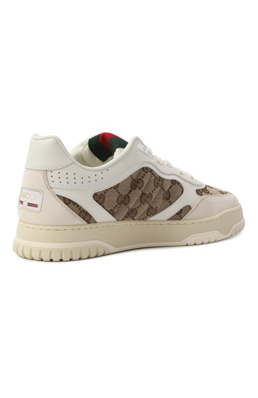 Комбинированные кеды Re-Web Gucci 787476/AADHW Бежевый  787476/AADHW Фото 5