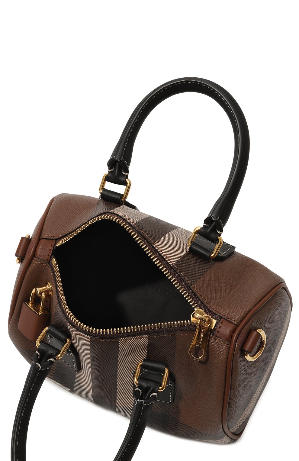 Сумка check bowling bag mini BURBERRY, арт. 8069663, фото 5