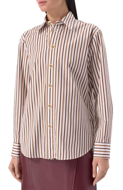 Хлопковая рубашка BOTTEGA VENETA, арт. 838420/V5PL0, фото 3