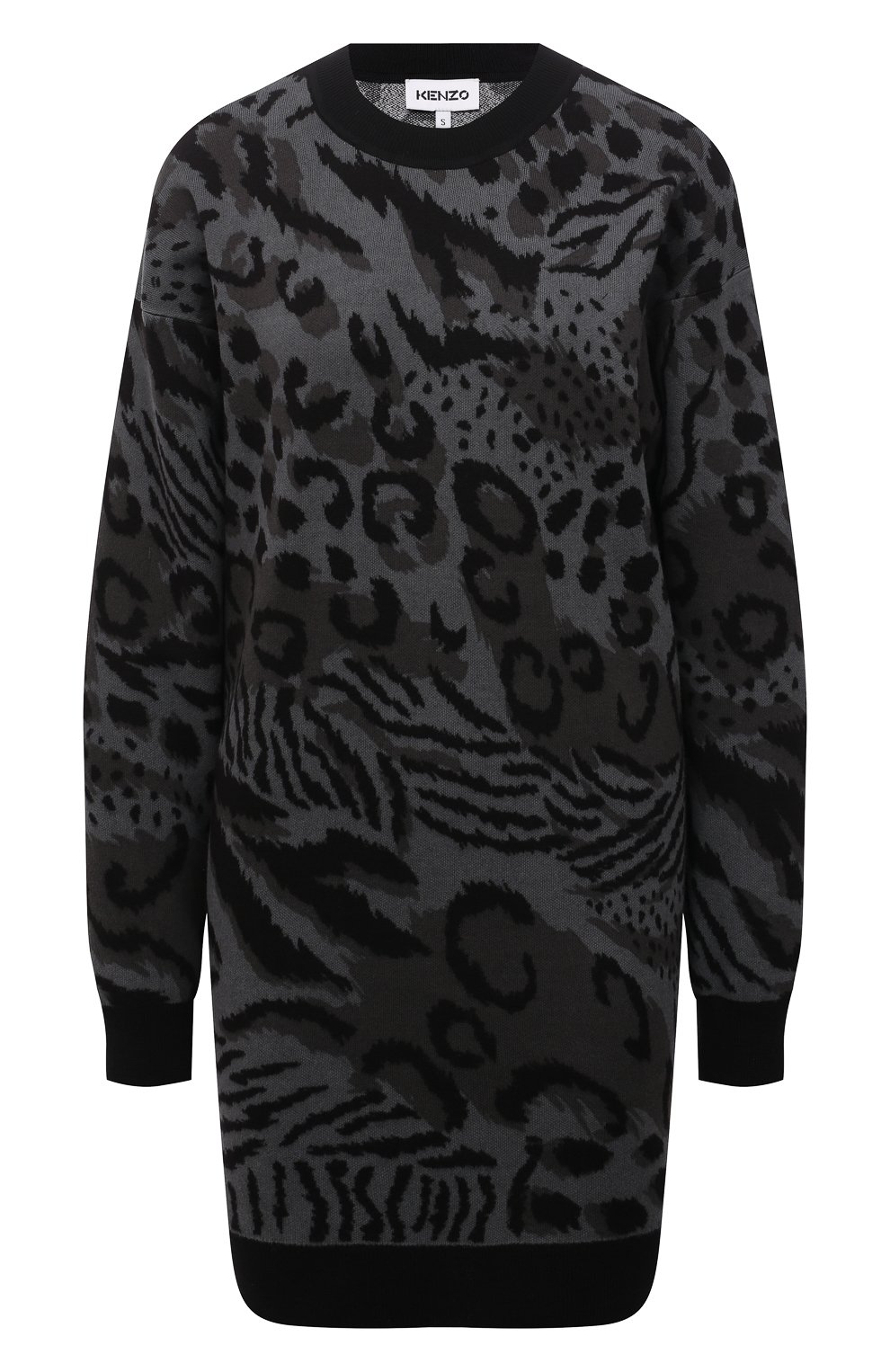 Платье из шерсти и хлопка KENZO, арт. FB62R06273CF, фото 1