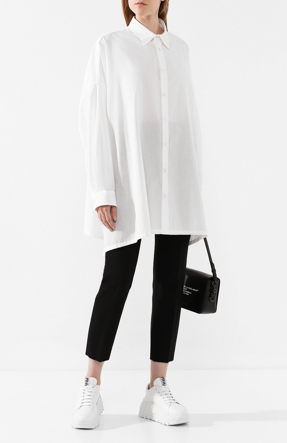 Хлопковая рубашка YOHJI YAMAMOTO, арт. YJ-B03-030, фото 2