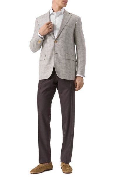 Пиджак из шелка и шерсти CORNELIANI, арт. 25X008-2516215, фото 3