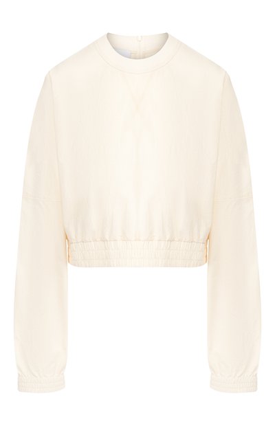 Женский хлопковый топ NANUSHKA, арт. GUNNER_CREME_JAPANESE SHIRTING