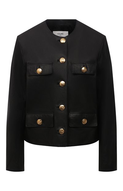 Женская кожаная куртка CELINE, арт. 2F249146N