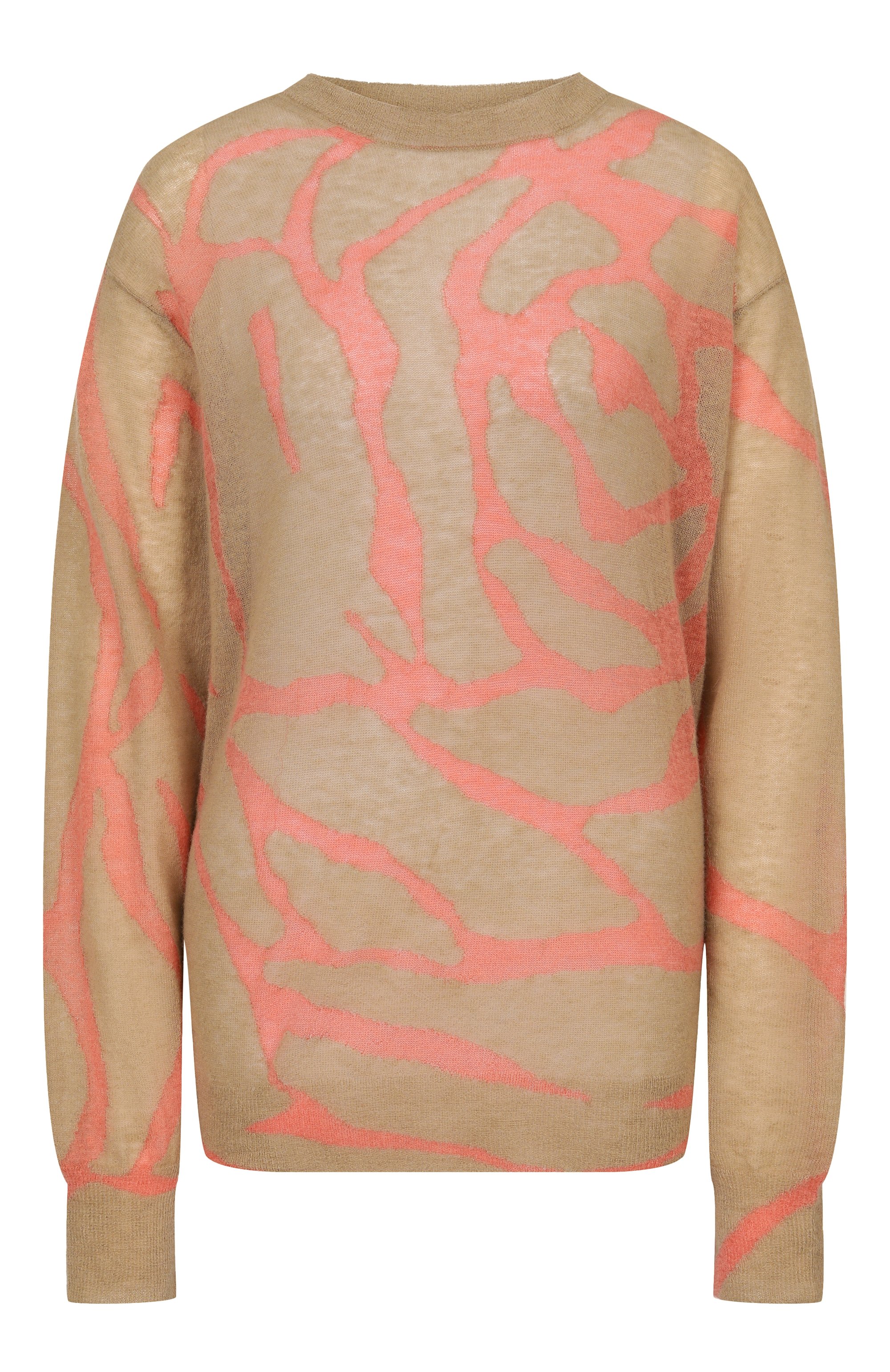 Пуловер DRIES VAN NOTEN хаки цвета по цене 98450 руб., арт. 131273/3723, фото 1 Пуловер DRIES VAN NOTEN, арт. 131273/3723, фото 1