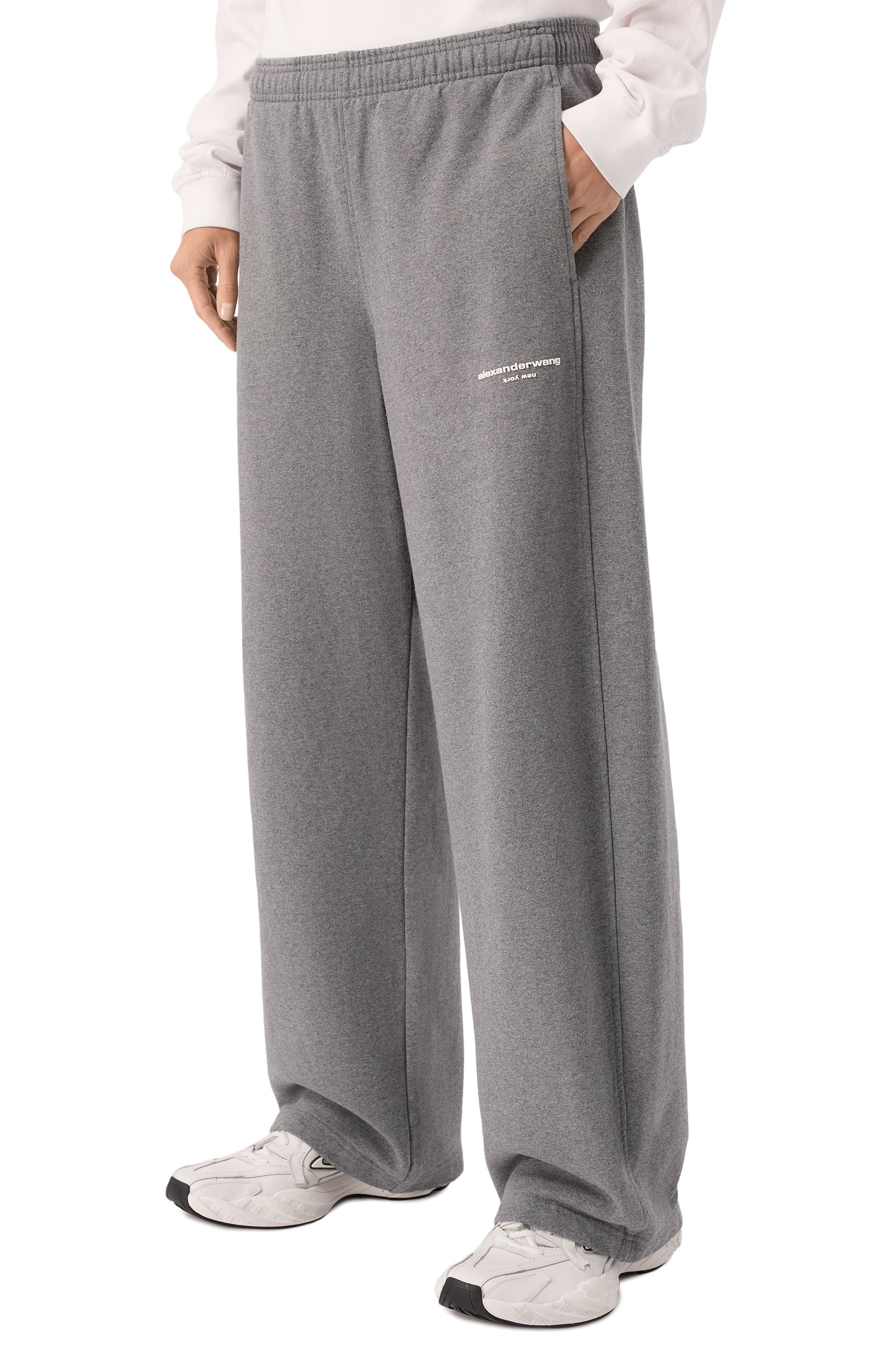 Хлопковые брюки ALEXANDER WANG, арт. 1CC4264065, фото 3
