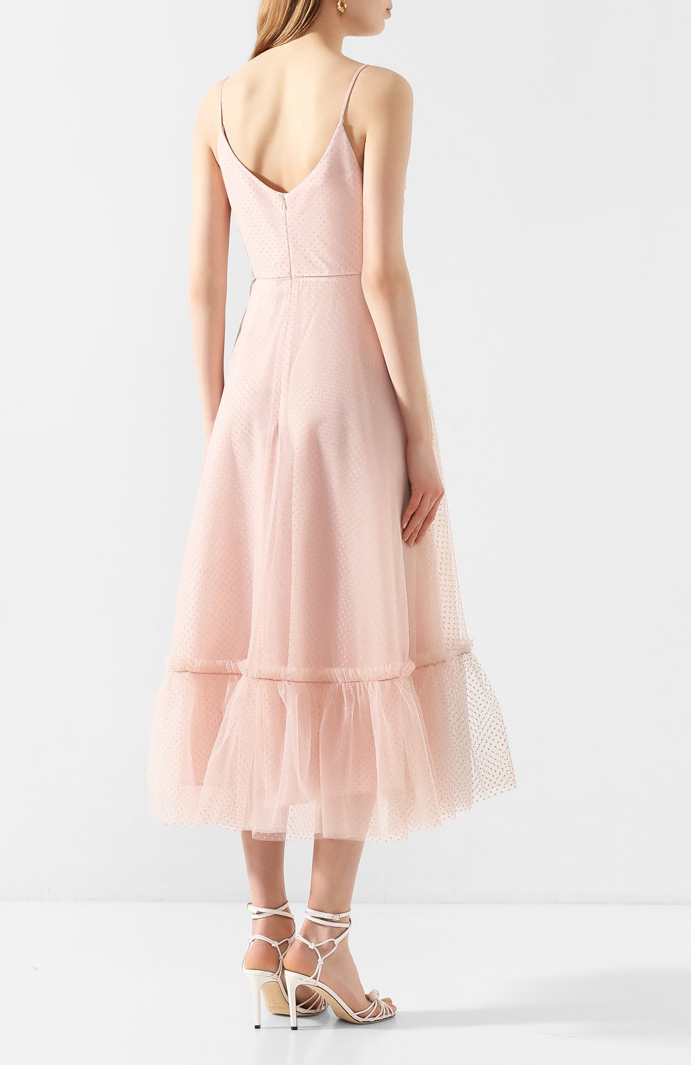 Платье-миди ZIMMERMANN розового цвета по цене 118500 руб., арт. 8242DWAV, фото 4 Платье-миди ZIMMERMANN, арт. 8242DWAV, фото 4