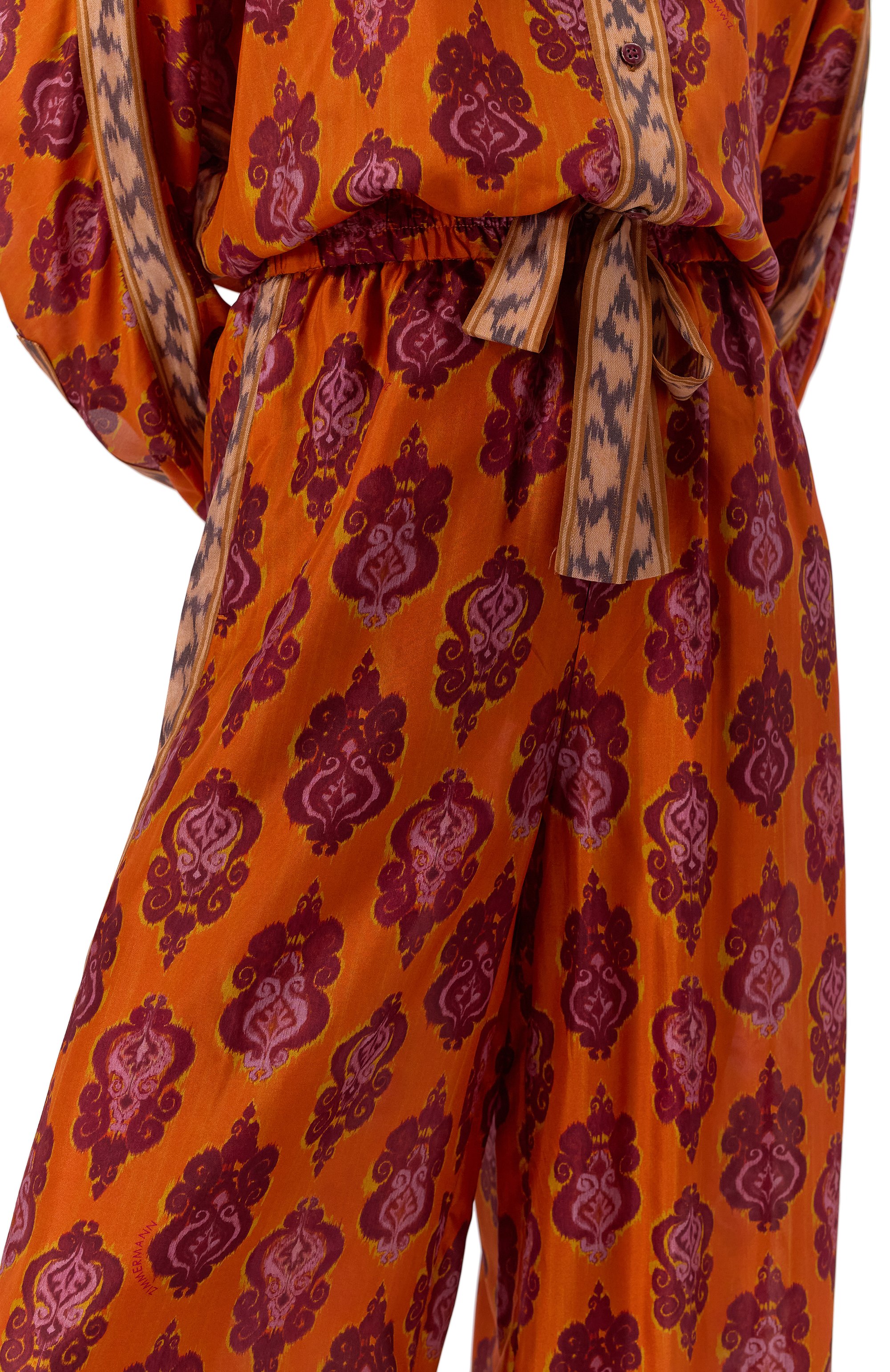 Шелковые брюки ZIMMERMANN, арт. 1500PRS251, фото 5