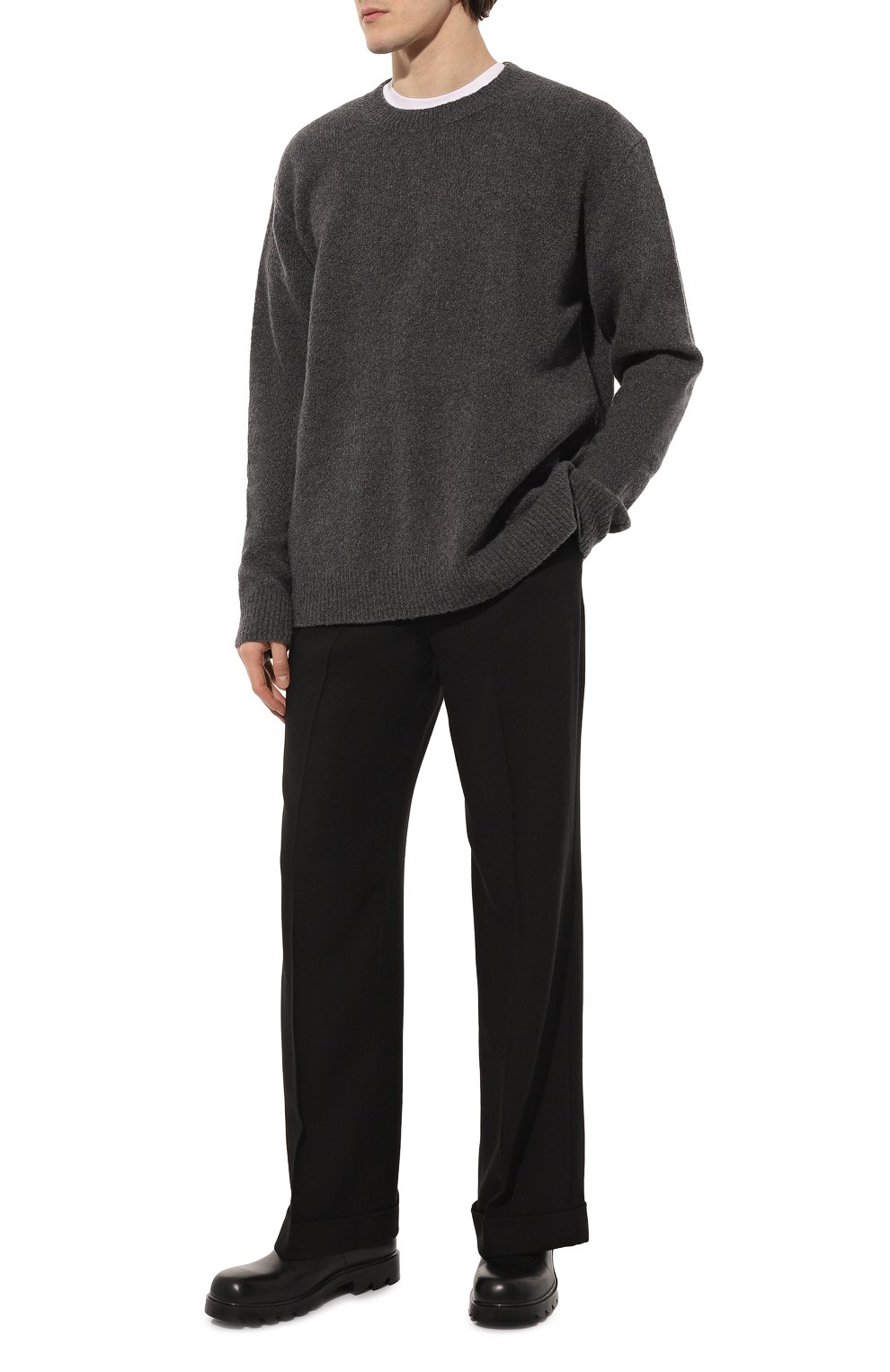 Брюки из шерсти и вискозы TRUSSARDI, арт. 52P00294-1T006137, фото 2