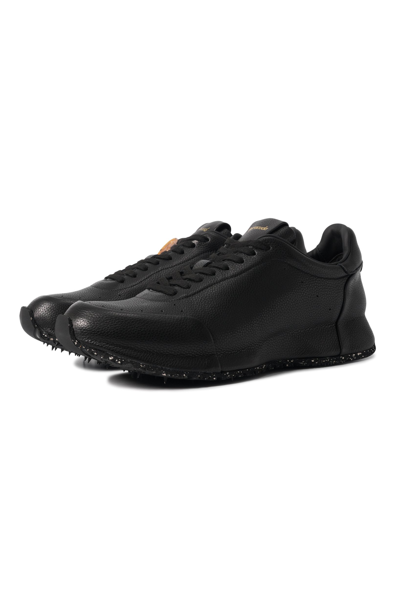 Кожаные кроссовки rocket BARRACUDA черного цвета по цене 53650 руб., арт. BU3645/LEATHER, фото 1 Кожаные кроссовки rocket BARRACUDA, арт. BU3645/LEATHER, фото 1
