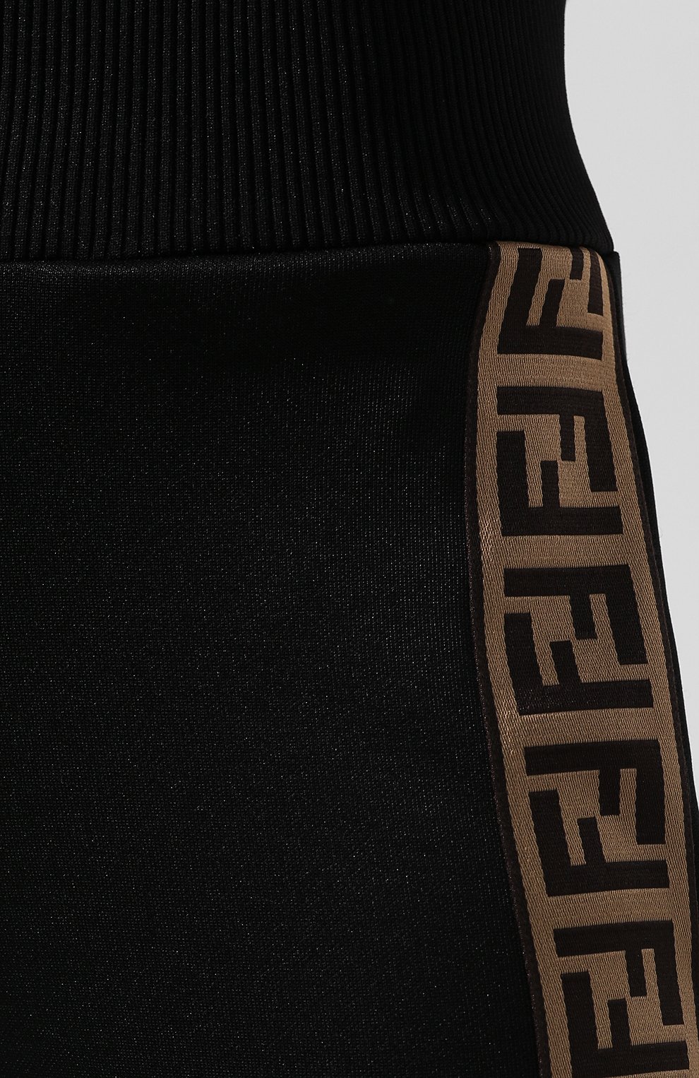 Джоггеры FENDI черного цвета по цене 45500 руб., арт. FAB156 AB4D, фото 5 Джоггеры FENDI, арт. FAB156 AB4D, фото 5