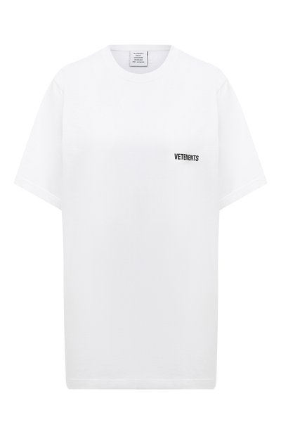 Женская хлопковая футболка VETEMENTS, арт. UAH21TR501 1600/W