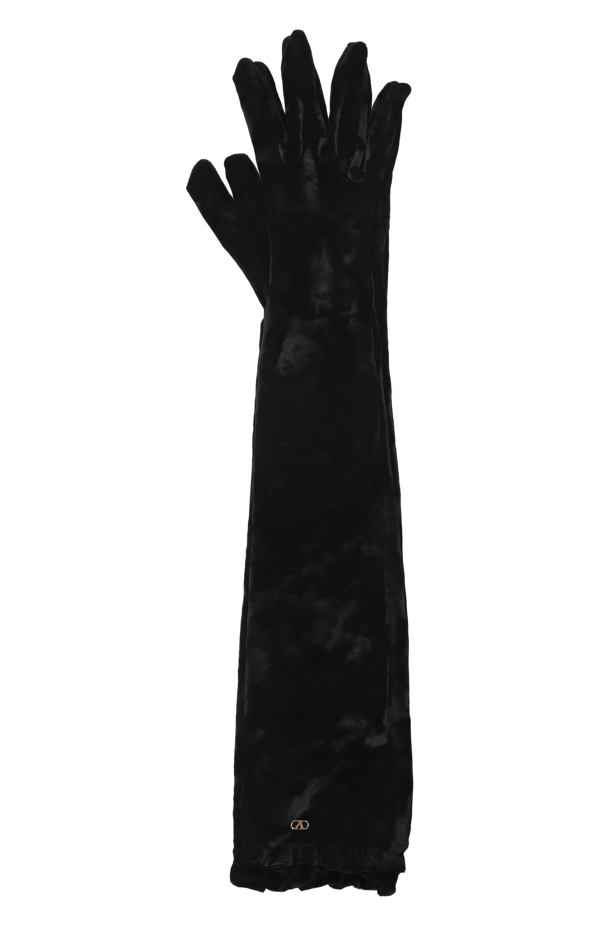Бархатные перчатки VALENTINO, арт. 8W2GD00G/LKB, фото 1